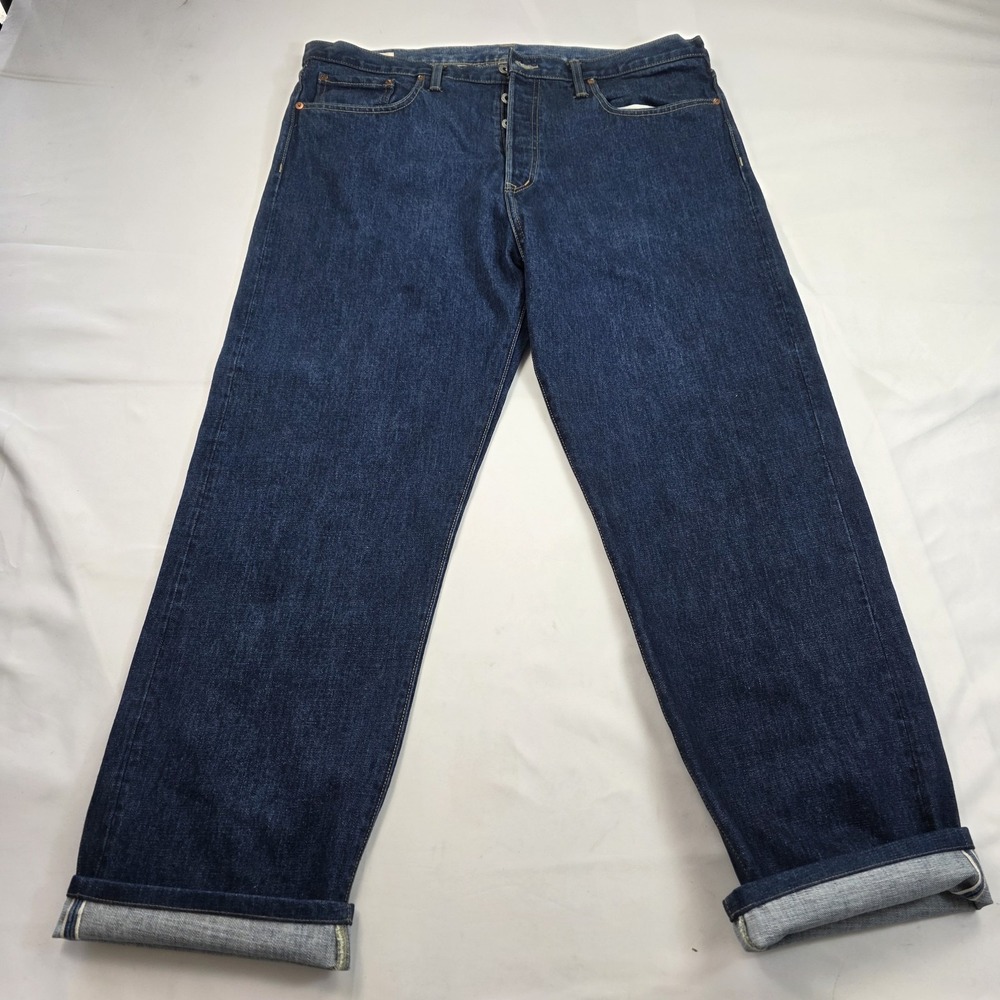 Best Made Co Jeans Mens 38x30 Blue Medium Wash Selvage Straight Denim USA